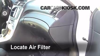 2007 Acura TL 3.2L V6 Air Filter (Cabin) Check